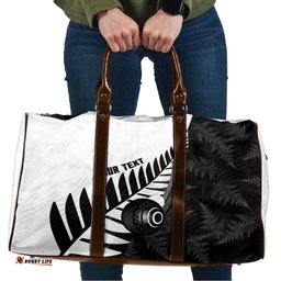 New Zealand Lawn Bowls Custom Travel Bag Aotearoa Silver Fern LT14