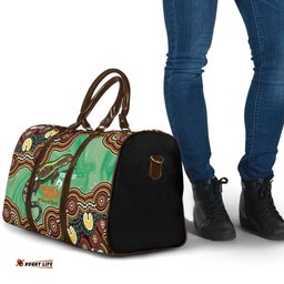 Personalised Australia Goanna NAIDOC Week 2026 Travel Bag 50 Years of Deadly Aboriginal Art LT14
