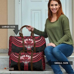 Personalized Essendon Bombers Travel Bag Polynesian Tribal Pattern Heritage Football TS04