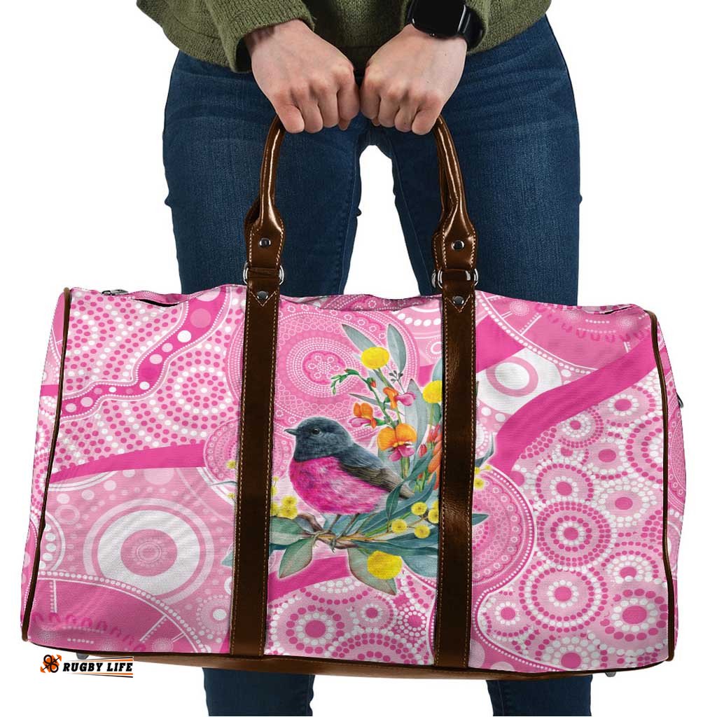 Pink Robin Aboriginal Inspired Travel Bag LT9