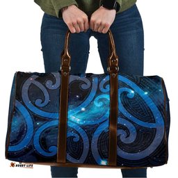 New Zealand Maori Matariki Travel Bag Galaxy Kowhaiwhai LT7