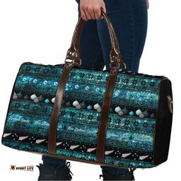 New Zealand Darts Christmas Travel Bag Merry Xmas Aotearoa Maori Paua Shell LT14