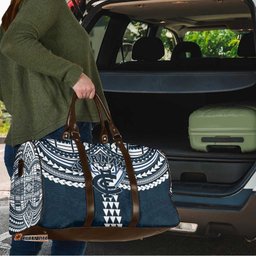 Personalized Carlton Blues Travel Bag Polynesian Tribal Pattern Heritage Football TS04