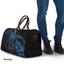 New Zealand Lawn Bowls Travel Bag Blue Maori Warrior Tribal Silver Fern LT9