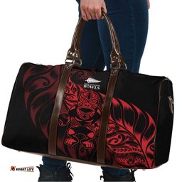 New Zealand Lawn Bowls Travel Bag Red Maori Warrior Tribal Silver Fern LT9