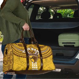 Personalized Hawthorn Hawks Travel Bag Polynesian Tribal Pattern Heritage Football TS04