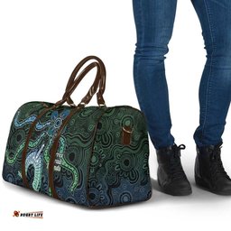 Torres Strait Islands Travel Bag Indigenous Australian Marine Tribal Dot Art TS04