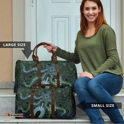 Torres Strait Islands Travel Bag Indigenous Australian Marine Tribal Dot Art TS04