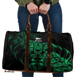 New Zealand Lawn Bowls Travel Bag Green Maori Warrior Tribal Silver Fern LT9