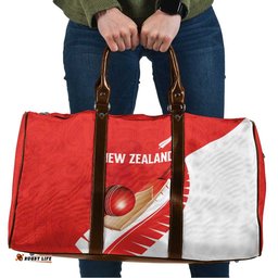 New Zealand Cricket Travel Bag Kiwi Birds Haka Dance Red Fern Sporty Style LT03