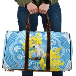World Diabetes Day Australia Travel Bag Yellow-crested Cockatoo Golden Wattle Aboriginal LT14