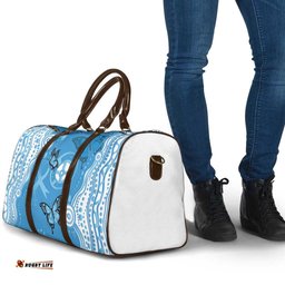 World Diabetes Day Australia Travel Bag Blue Ribbon Butterfly Aboriginal Art LT14