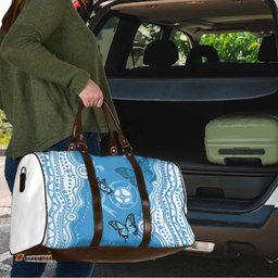 World Diabetes Day Australia Travel Bag Blue Ribbon Butterfly Aboriginal Art LT14