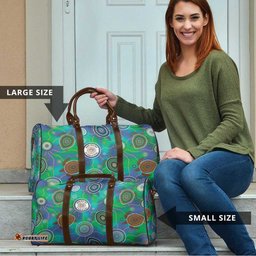 NAIDOC 50 Years of Deadly Travel Bag Sea Turtle Aboriginal Dot Art LT19