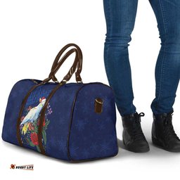 Merry Cocka-mas Travel Bag Australia Christmas Blue Art LT9