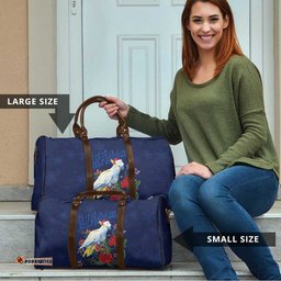 Merry Cocka-mas Travel Bag Australia Christmas Blue Art LT9