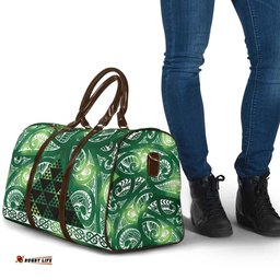 Matariki New Zealand Travel Bag NZ Niho Taniwha Maori New Year Green Galaxy LT14