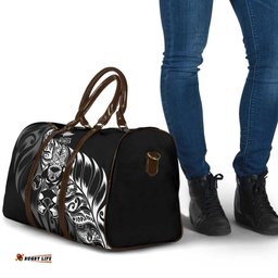 New Zealand Lawn Bowls Travel Bag Black Maori Warrior Tribal Silver Fern LT9