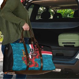Port Power ANZAC Personalised Travel Bag Lest We Forget Poppy Camo LT9