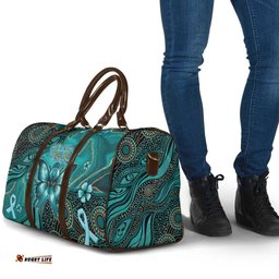 Ovarian Cancer Awareness Travel Bag This Is What A Fighter Looks Like DT05