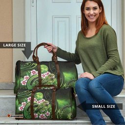 New Zealand Aotearoa Kakapo Travel Bag Maori Pattern With Manuka Galaxy Style LT05