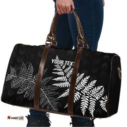New Zealand Lawn Bowls Personalized Travel Bag Wrap-Around Silver Fern LT7