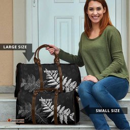 New Zealand Lawn Bowls Personalized Travel Bag Wrap-Around Silver Fern LT7