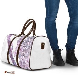 Mawhero Paua shell Kowhaiwhai Taniko Personalised Travel Bag Taniwha Maori Tribal Style LT9