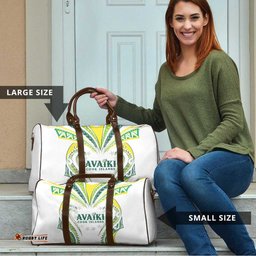 Rugby Cook Islands Avaiki Travel Bag White Kuki Airani Tribal Maori Inspired LT9