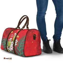 New Zealand Kakapo Christmas Travel Bag Owl Parrot Santa Sliver Fern Manuka - Red LT14