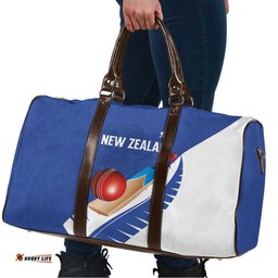 New Zealand Cricket Travel Bag Kiwi Birds Haka Dance Blue Fern Sporty Style LT03