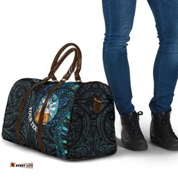 Personalized New Zealand Darts Beer Travel Bag Paua Shell Aotearoa Maori Tattoo LT14