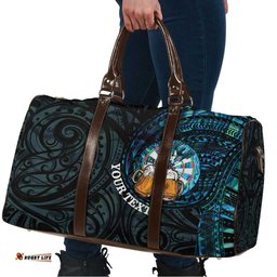 Personalized New Zealand Darts Beer Travel Bag Paua Shell Aotearoa Maori Tattoo LT14