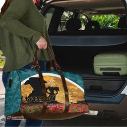 Wallabies ANZAC Day Travel Bag Last Post Poppy Lest We Forget LT14