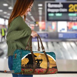 Wallabies ANZAC Day Travel Bag Last Post Poppy Lest We Forget LT14