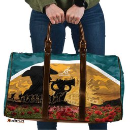 Wallabies ANZAC Day Travel Bag Last Post Poppy Lest We Forget LT14