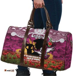 Personalised Sea Eagles Rugby ANZAC Day Travel Bag Last Post Poppy We Will Remember Them LT14