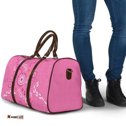 Pink Ribbon Australia Travel Bag Breast Cancer Awareness Aboriginal Cacatua leadbeateri LT14