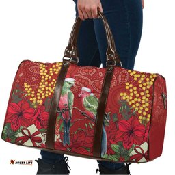 Merry Chrissie Australia King Parrots Travel Bag Aboriginal Art LT7