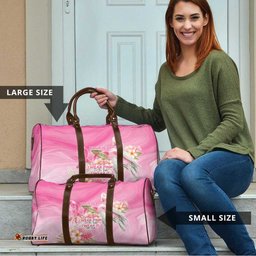 Personalised I Wear Pink For The Fight Travel Bag Australian Breast Cancer Spirit LT9