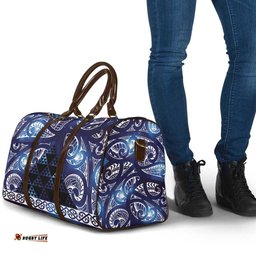 Matariki New Zealand Travel Bag NZ Niho Taniwha Maori New Year Blue Galaxy LT14