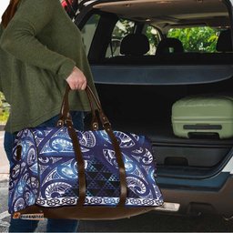 Matariki New Zealand Travel Bag NZ Niho Taniwha Maori New Year Blue Galaxy LT14