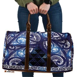 Matariki New Zealand Travel Bag NZ Niho Taniwha Maori New Year Blue Galaxy LT14