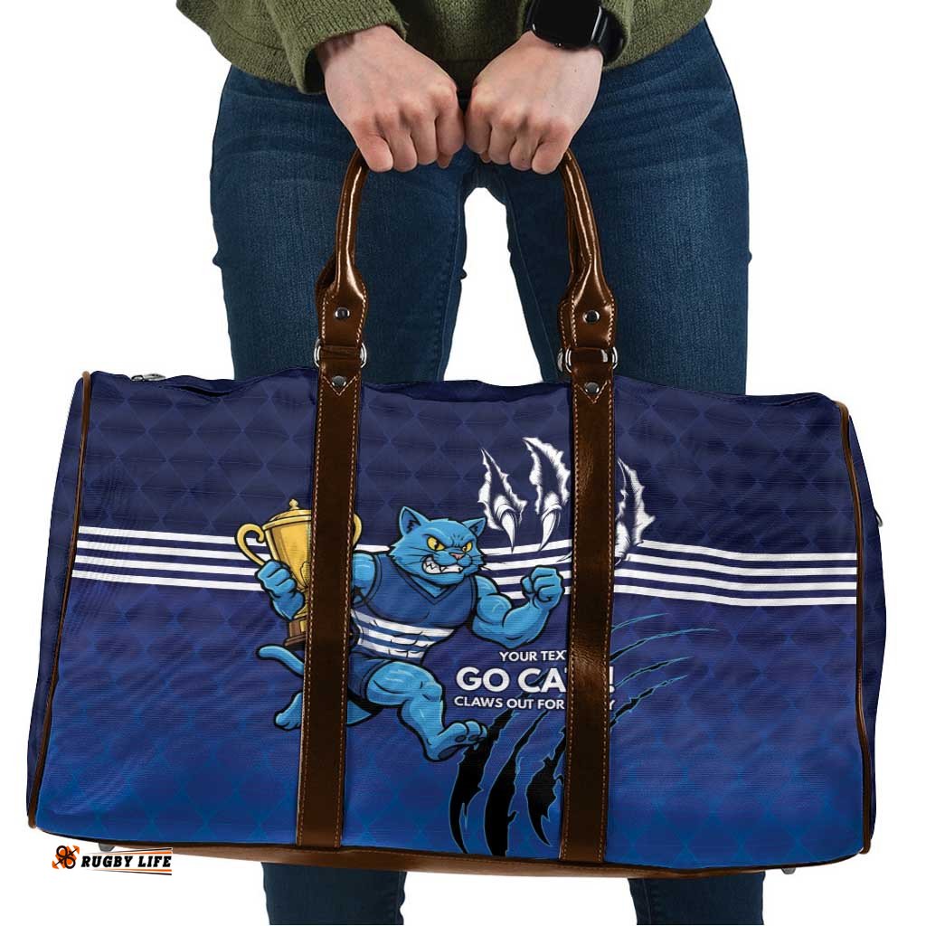 Personalised Geelong Pride Travel Bag Claws Out for Glory LT9