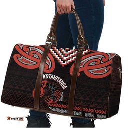 Maori Waitangi Travel Bag Kotahitanga Poutama Mix Whakairo LT7