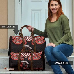 Maori Waitangi Travel Bag Kotahitanga Poutama Mix Whakairo LT7