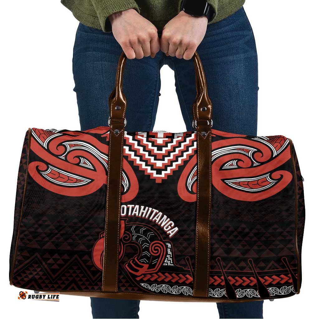 Maori Waitangi Travel Bag Kotahitanga Poutama Mix Whakairo LT7