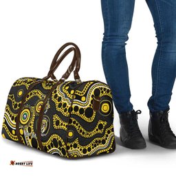 Richmond NAIDOC Week 2026 Personalised Travel Bag 50 Years of Deadly Aboriginal Art LT14