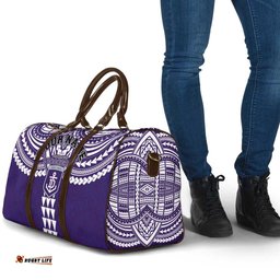 Personalized Fremantle Dockers Travel Bag Polynesian Tribal Pattern Heritage Football TS04
