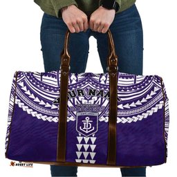 Personalized Fremantle Dockers Travel Bag Polynesian Tribal Pattern Heritage Football TS04